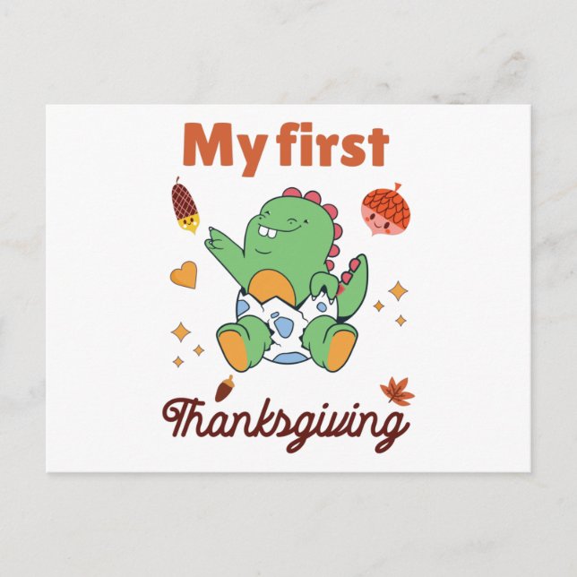 Mein erster Erntedank Postkarte (Vorderseite)