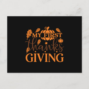 Mein erster Erntedank Postkarte