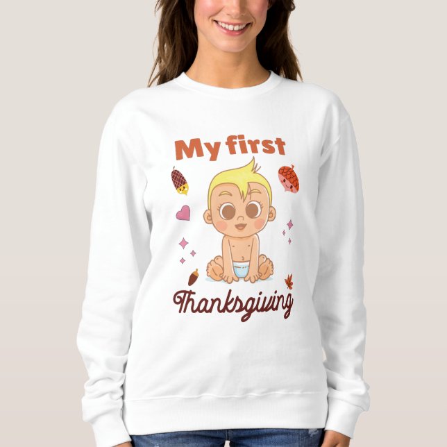 Mein erster Erntedank Sweatshirt (Vorderseite)