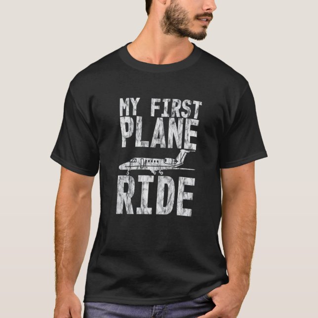 Mein erster Flugzeug T-Shirt (Vorderseite)