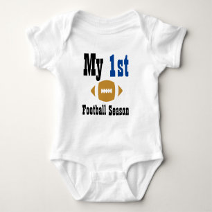 Mein erster Fußballsaison-Baby-Bodysuit Baby Strampler