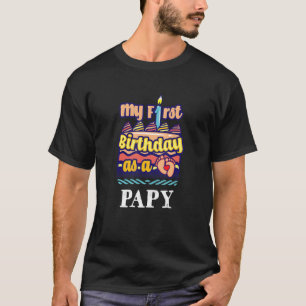 Mein erster Geburtstag als Papa-Redewendungen Opa- T-Shirt