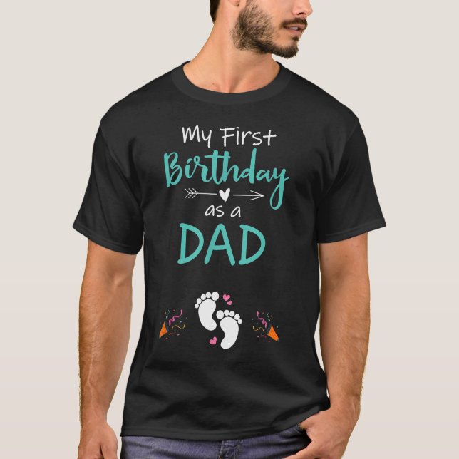 Mein erster Geburtstag als werdender Vater T-Shirt (Vorderseite)