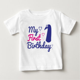 Mein erster Geburtstag, mein 1. Geburtstag für Jun Baby T-shirt
