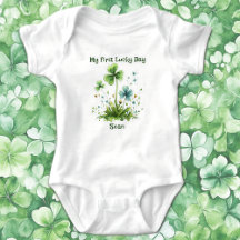 Mein erster Glückstag Kleeblatt St. Patricks Day