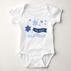 Mein erster Hanukkah-Baby-Bodysuit Baby Strampler