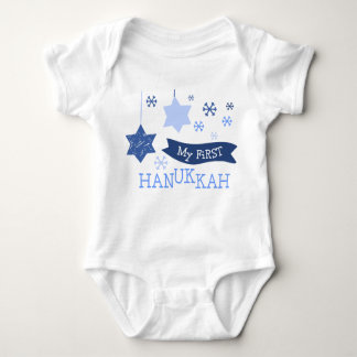 Mein erster Hanukkah-Baby-Bodysuit Baby Strampler