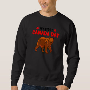 Mein erster kanadischer Bär mit Ahornleder und kan Sweatshirt
