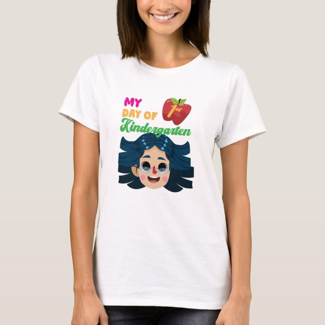 Mein erster Kindergartentag T-Shirt (Vorderseite)