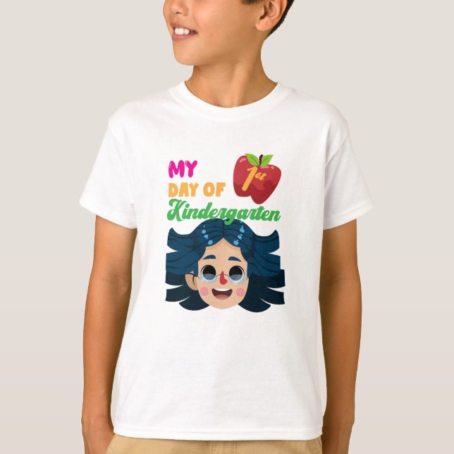 Mein erster Kindergartentag T-Shirt (Vorderseite)