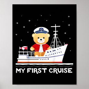 Mein erster Kreuzfahrt-Urlaub 2025 Geschenk für Kl Poster