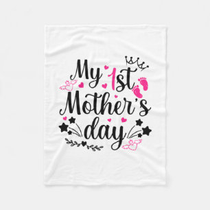 Mein erster Muttertag als Mama 2 Fleecedecke