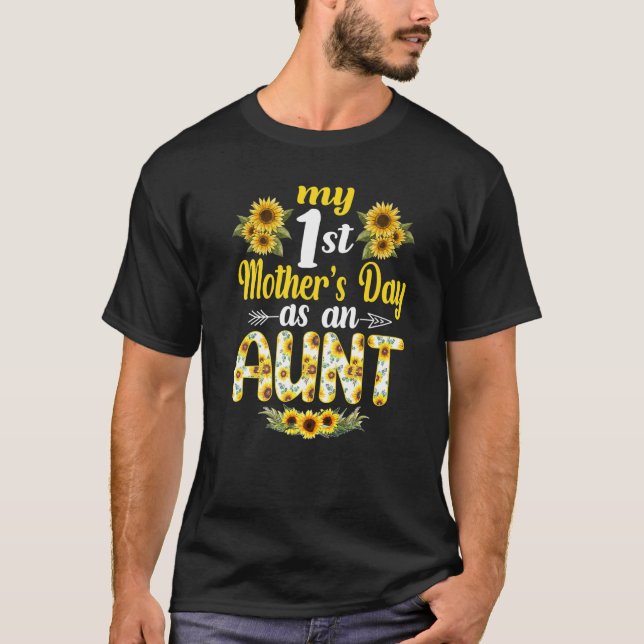 Mein erster Muttertag als Tantentag T-Shirt (Vorderseite)