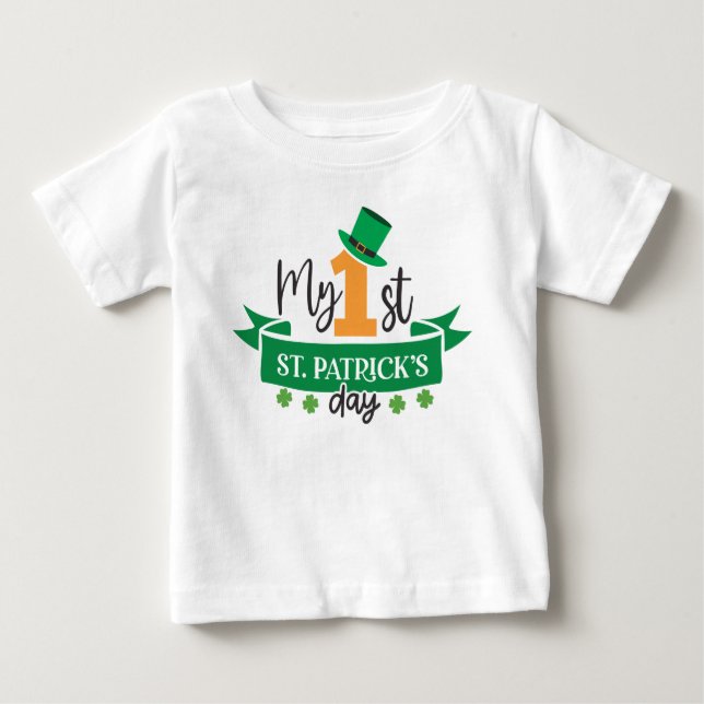 Mein erster Patrick's Day Baby T-shirt (Vorderseite)