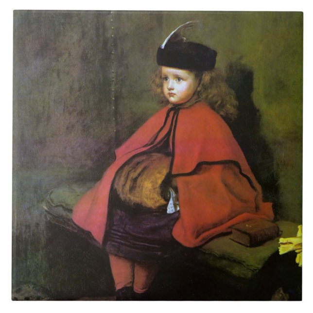 Mein erster Prediger, John Everett Millais Fliese (Vorderseite)