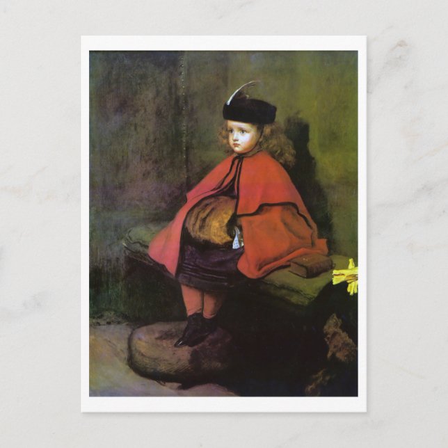 Mein erster Prediger, John Everett Millais Postkarte (Vorderseite)