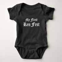 Mein erster Ren Fest-Baby-Renaissance-Bodysuit