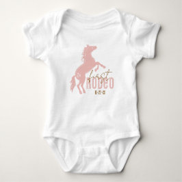 Mein erster Rodeo Baby Bodysuit - Rosa Western 1. Strampler