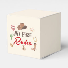 Mein erster Rodeo Cowboy 1. Geburtstag Geschenkschachtel
