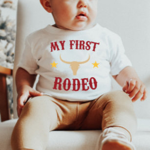 Mein erster Rodeo Western Cowboy erster Geburtstag Baby T-shirt