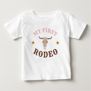 Mein erster Rodeo Western Cowgirl First Birthday P Baby T-shirt