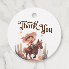 Mein erster Rodeo Wild West Cowboy Geburtstag Geschenkanhänger