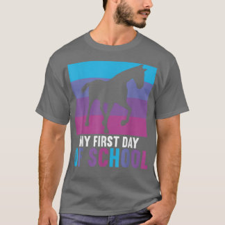 Mein erster Schultag 2022 1. Klasse zurück in die  T-Shirt