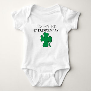 Mein erster St. Patrick's Day St. Patrick's Day Gr Baby Strampler