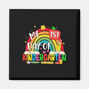 Mein erster Tag im Kindergarten Lehrer Kinder 1. T Magnet
