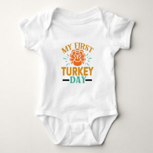 Mein erster Türkentag - Erntedank Baby Strampler