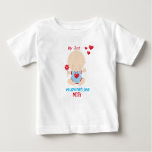 Mein erster Valentinstag Baby T - Shirt