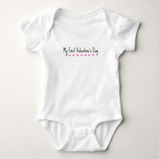 "Mein erster Valentinstag" Bodysuit Baby Strampler