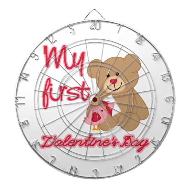 Mein erster Valentinstag Dartscheibe (vorne)