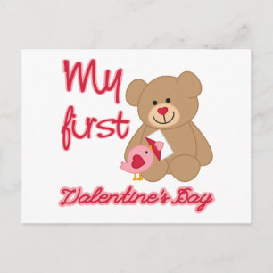 Mein erster Valentinstag Feiertagspostkarte