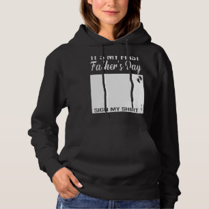 Mein erster Vatertag 2022 Unterschreiben Mein erst Hoodie