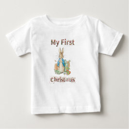 Mein erster Weihnachts Peter das Kaninchen Baby T-shirt