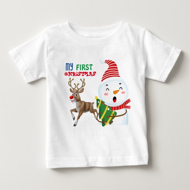 Mein erster WeihnachtsbabY-T - Shirt (Vorderseite)
