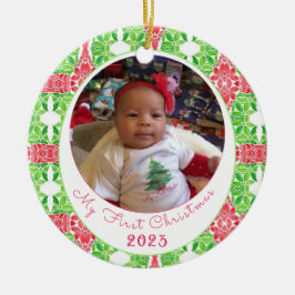 Mein erster Weihnachtsbaum Keramik Ornament