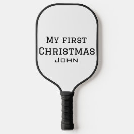 Mein erster Weihnachtsnamen männlichen Text simuli Pickleball Schläger