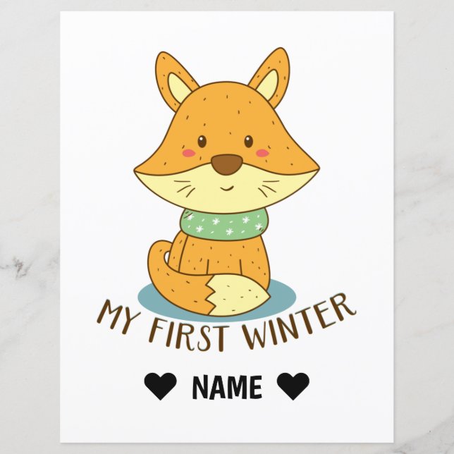 Mein erster Winter (Vorderseite)