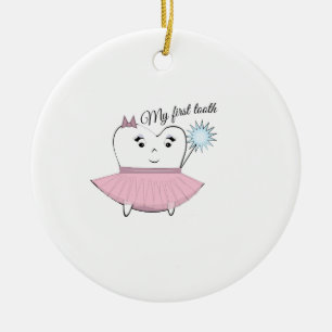 Mein erster Zahn Keramik Ornament