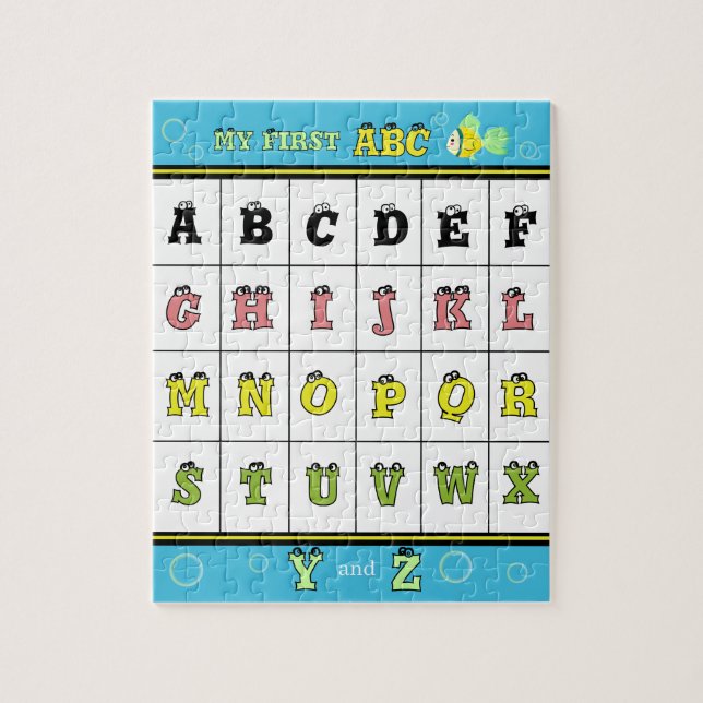 Mein erstes ABC Goldfisch Puzzle (Vertikal)