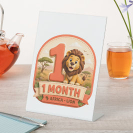 Mein erstes Abenteuer – 1 Monat Baby-Meilenstein K Sockelschild