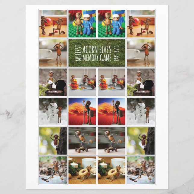 Mein erstes Acorn Elves Memory Game, Teil 1/3 (Vorderseite)
