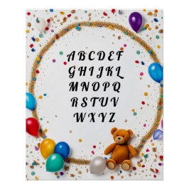 Mein erstes Alphabet Poster