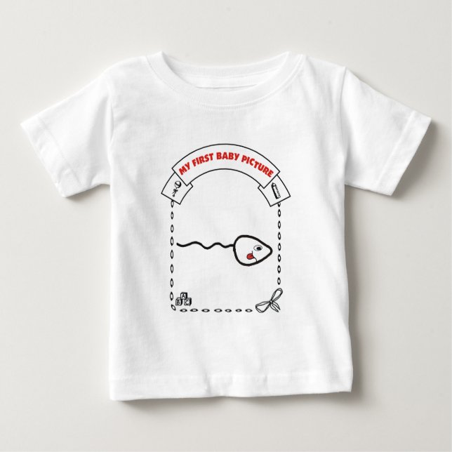 MEIN ERSTES BABY-BILD BABY T-SHIRT (Vorderseite)