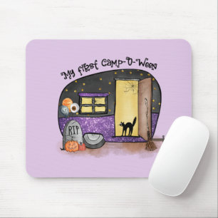 Mein erstes Camp-O-Ween   Halloween-Camping Mousepad