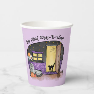 Mein erstes Camp-O-Ween   Halloween-Camping Pappbecher