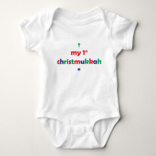mein erstes chistmukkah baby strampler