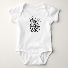 Mein erstes Eid-Baby-T-Shirt - festliche Kleidung  Baby Strampler